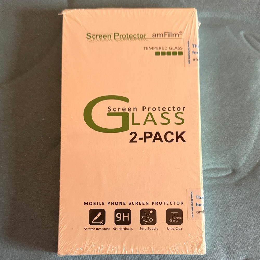Tempered Glass Screen Protector 2-Pack - Clear